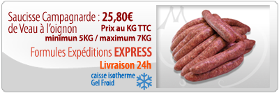 Campagnarde au KG TTC Livraison 48-72h