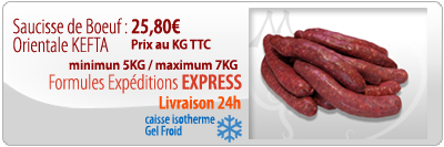 Kefta au KG TTC Livraison 48-72h