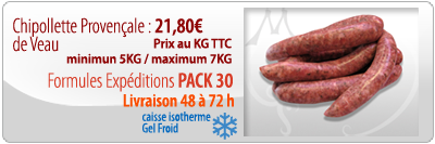 Chipollatte au KG TTC Livraison 48-72h
