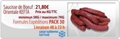 Kefta au KG TTC Livraison 48-72h