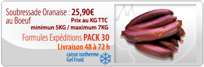 Soubressade livre chez vous 45-72h